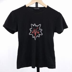 Vintage Inferno Metal Festival Norway 2006 Womens Baby Tee Black Fitted‎ Goth